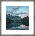 Sunset In Sawmill Bay Framed Print