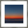 Sunset Layers Framed Print