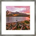 Sunset - Lost Lake Framed Print