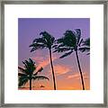 Sunset On Maui Framed Print