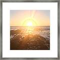 Sunset On The Pacific #1 Framed Print