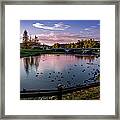 Sunset Over Doe River Framed Print