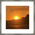 Sunset Over Freeway Two - Sunset Photography Framed Print