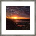 Sunset Peacefulness Framed Print