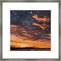 Sunset Road Framed Print