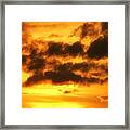 Sunset Sahara Framed Print