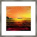 Sunset Waters 2 Framed Print