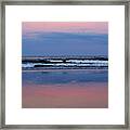 Sunset Waves - Rye, Nh Framed Print