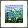 Sunshine Above Grindelwald Switzerland Framed Print