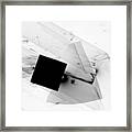 Suprematic Square /abstract Illustration Framed Print