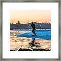 Surfing: Catching The Last Waves Framed Print