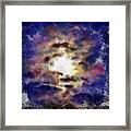 Surreal Moonscape Framed Print