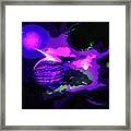 Surreal Planets And Clouds In Space Framed Print