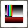 Surreal... Rainbow  - 5006 Framed Print