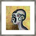 Surrealist Head Framed Print