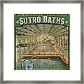 Sutro Baths Poster Framed Print