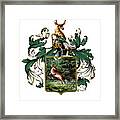 Swartwout Family Coat Of Arms Framed Print