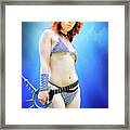 Sword And Chain Mail Bikini Framed Print