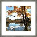 T-to-t Fall Reflections Framed Print