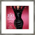 T100 Companies - Kim Kardashian - Skims Framed Print