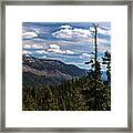 Tahoe Skyline Framed Print