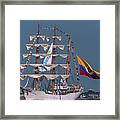 Tall Ship Arc Gloria - Charleston South Carolina Framed Print