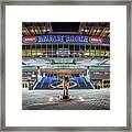 Tampa Bay Lightning Arena At Night Framed Print