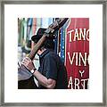 Tango Vino Y Arte Framed Print