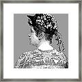 Tattooed Victorian Woman Framed Print