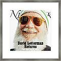 David Letterman, Tv Issue 2017 Framed Print