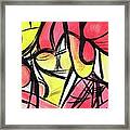 Temperature Is Rising Abstract Framed Print