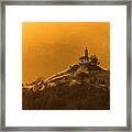 Temple In A Holy Mountain Framed Print