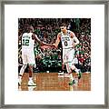 Terry Rozier and Jayson Tatum Framed Print