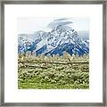 Teton Snow Winter Framed Print