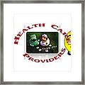Thank You Health Care Providers Framed Print