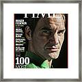 The 100 Most Influential People - Roger Federer Framed Print