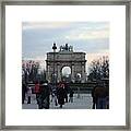 The Arch In Paris Framed Print