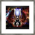 The Arzookian Princess Of Nebulous Four	 Fractal Art Framed Print