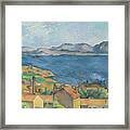 The Bay Of Marseille, Seen From L'estaque Framed Print