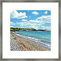 The Beach Pefki In Evia Island, Greece Framed Print