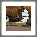 The Beautiful Beach Of Tres Castelos - 4 Picturesque Edition Framed Print