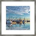 The Beautiful Reflection At Sunset Framed Print