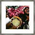 The Big Chief -  Mardi Gras Black Indian Parade, New Orleans Framed Print