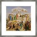 The Birth Of Christ By Jean Leon Gerome Framed Print