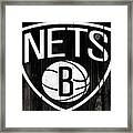 The Brooklyn Nets 1c Framed Print