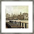 The Bund In Shanghai China Framed Print