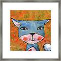 The Cat's Meow Framed Print