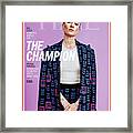 The Champion - Megan Rapinoe Framed Print