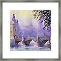 The Charles Bridge, Prague Framed Print