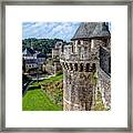 The Chateau De Fougeres Framed Print